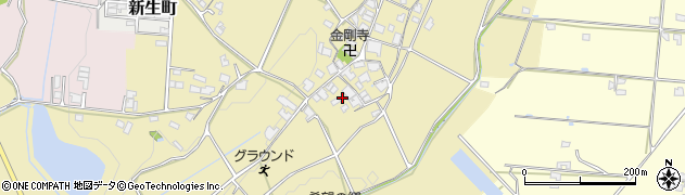 兵庫県加西市野条町67周辺の地図