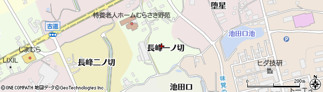 愛知県常滑市長峰一ノ切周辺の地図