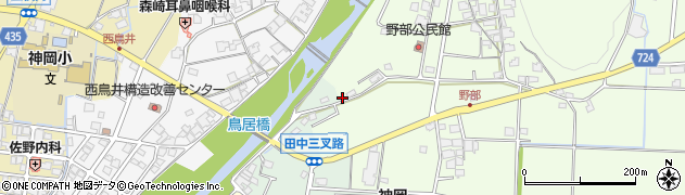 兵庫県たつの市神岡町野部135周辺の地図