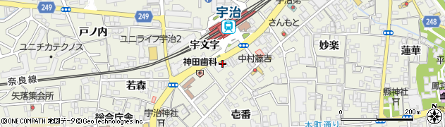 ほっかほっか亭　ＪＲ宇治店周辺の地図