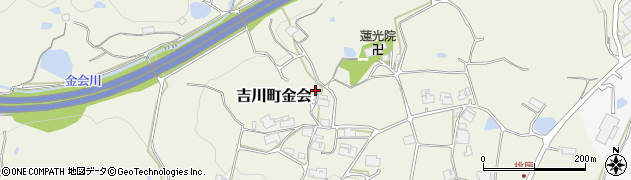 兵庫県三木市吉川町金会1670周辺の地図