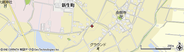 兵庫県加西市野条町341周辺の地図
