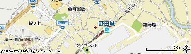 愛知県新城市野田（東浄悦）周辺の地図