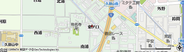 京都府久世郡久御山町野村東ノ口周辺の地図