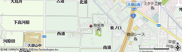 京都府久御山町（久世郡）野村周辺の地図