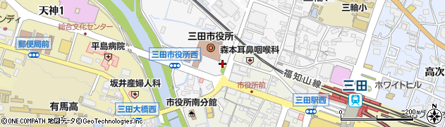 酔虎伝 三田駅前店周辺の地図