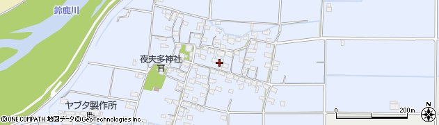 三重県鈴鹿市甲斐町1111周辺の地図