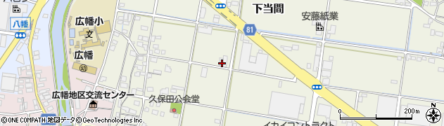 静岡県藤枝市下当間296周辺の地図