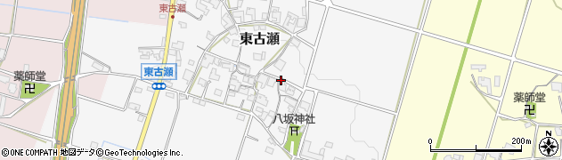兵庫県加東市東古瀬周辺の地図