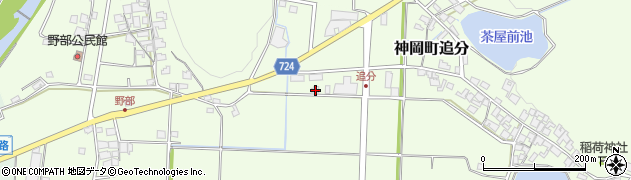 兵庫県たつの市神岡町野部860周辺の地図