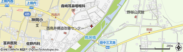 兵庫県たつの市神岡町西鳥井133周辺の地図