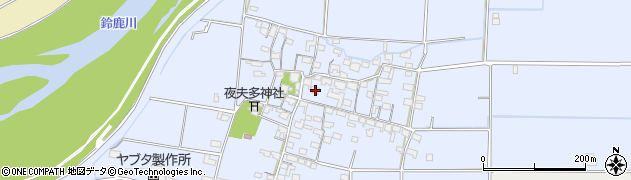 三重県鈴鹿市甲斐町1115周辺の地図