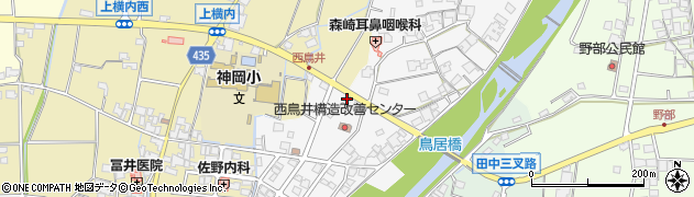 兵庫県たつの市神岡町西鳥井172周辺の地図