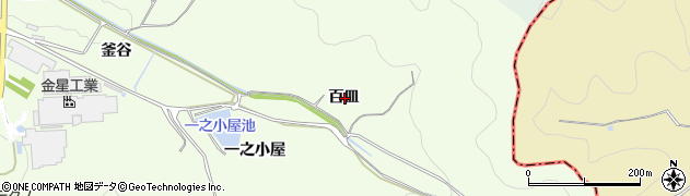 愛知県額田郡幸田町久保田百皿周辺の地図