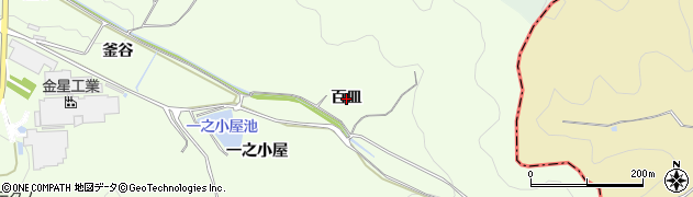 愛知県幸田町（額田郡）久保田（百皿）周辺の地図
