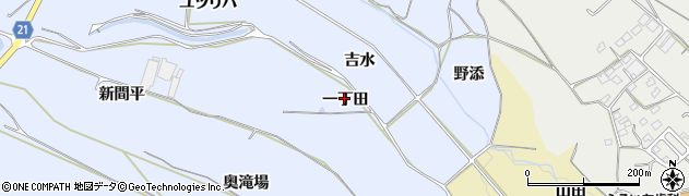 愛知県新城市川田一丁田周辺の地図