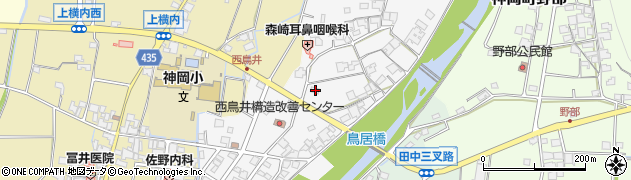 兵庫県たつの市神岡町西鳥井163周辺の地図