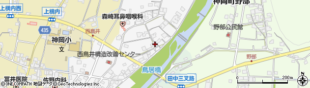 兵庫県たつの市神岡町西鳥井129周辺の地図