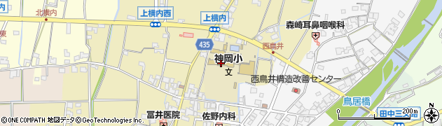 兵庫県たつの市神岡町上横内51周辺の地図