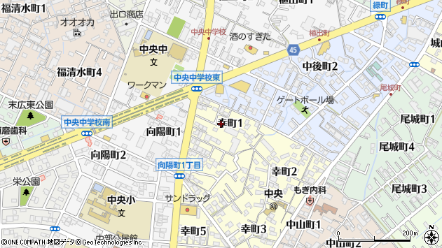 〒447-0043 愛知県碧南市幸町の地図