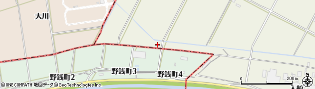 愛知県西尾市米津町（池田）周辺の地図
