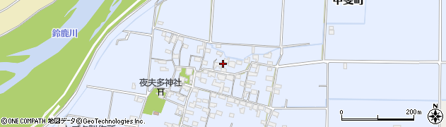 三重県鈴鹿市甲斐町1093周辺の地図