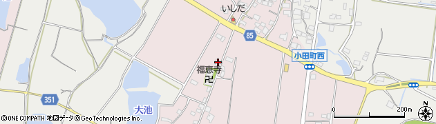 兵庫県小野市福住町77周辺の地図
