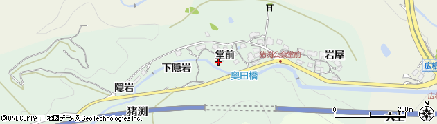 兵庫県川辺郡猪名川町猪渕堂前160周辺の地図