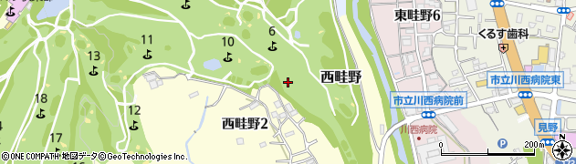 兵庫県川西市西畦野大久保周辺の地図