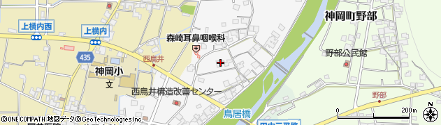 兵庫県たつの市神岡町西鳥井125周辺の地図