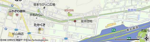 坂本団地2号公園周辺の地図