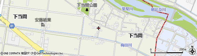 静岡県藤枝市下当間731周辺の地図