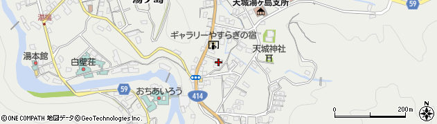 静岡県伊豆市湯ケ島267周辺の地図