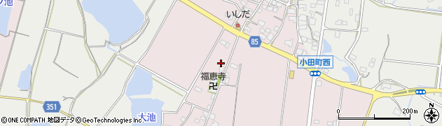 兵庫県小野市福住町76周辺の地図