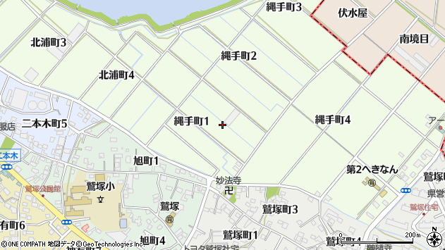 〒447-0021 愛知県碧南市縄手町の地図