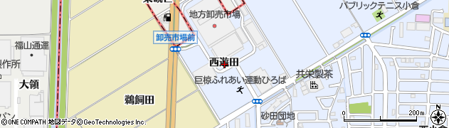 京都府宇治市伊勢田町（西遊田）周辺の地図