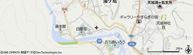 静岡県伊豆市湯ケ島1588-1周辺の地図