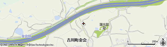 兵庫県三木市吉川町金会737周辺の地図
