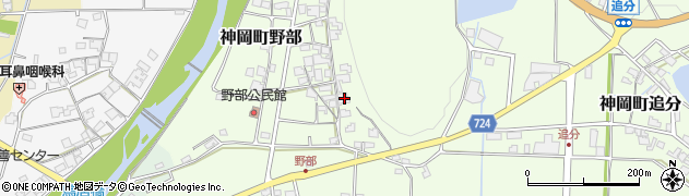 兵庫県たつの市神岡町野部193周辺の地図