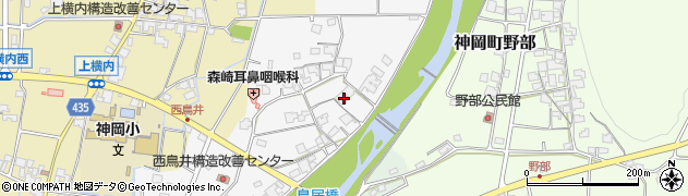 兵庫県たつの市神岡町西鳥井105周辺の地図