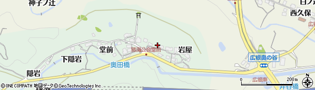 兵庫県猪名川町（川辺郡）猪渕周辺の地図