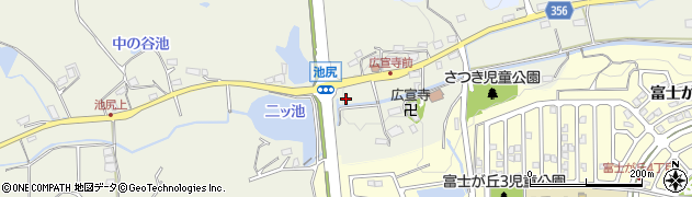 兵庫県三田市池尻周辺の地図
