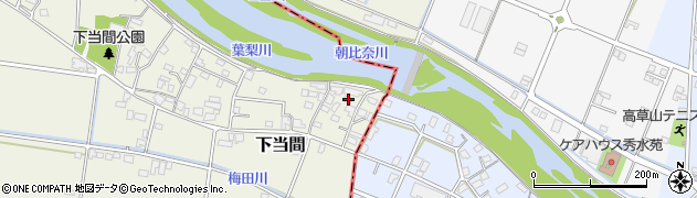 静岡県藤枝市下当間963周辺の地図