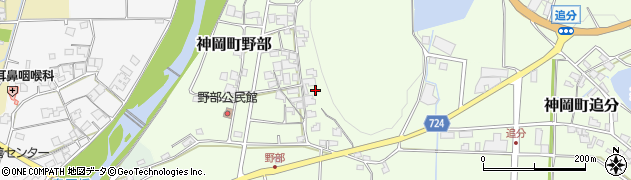 兵庫県たつの市神岡町野部183周辺の地図