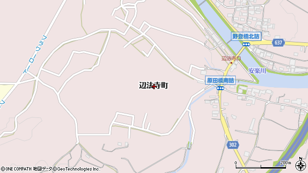 〒519-0221 三重県亀山市辺法寺町の地図