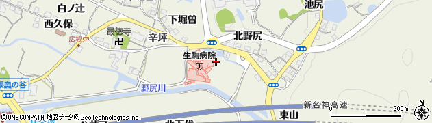 兵庫県川辺郡猪名川町広根稲村周辺の地図
