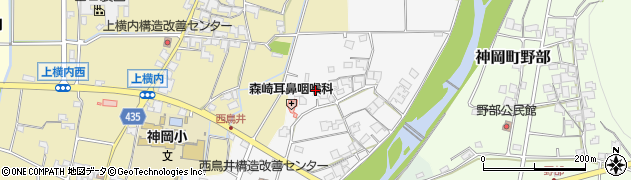 兵庫県たつの市神岡町西鳥井92周辺の地図