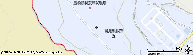 愛知県新城市川田本宮周辺の地図