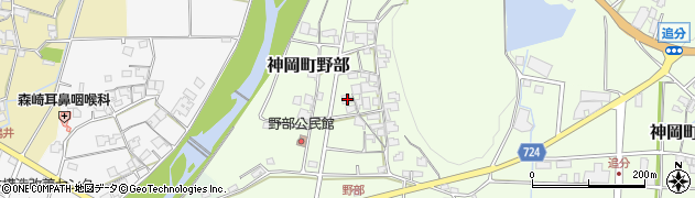 兵庫県たつの市神岡町野部174周辺の地図