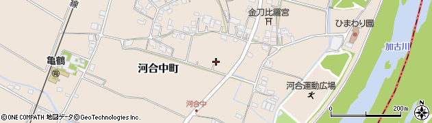 兵庫県小野市河合中町254周辺の地図